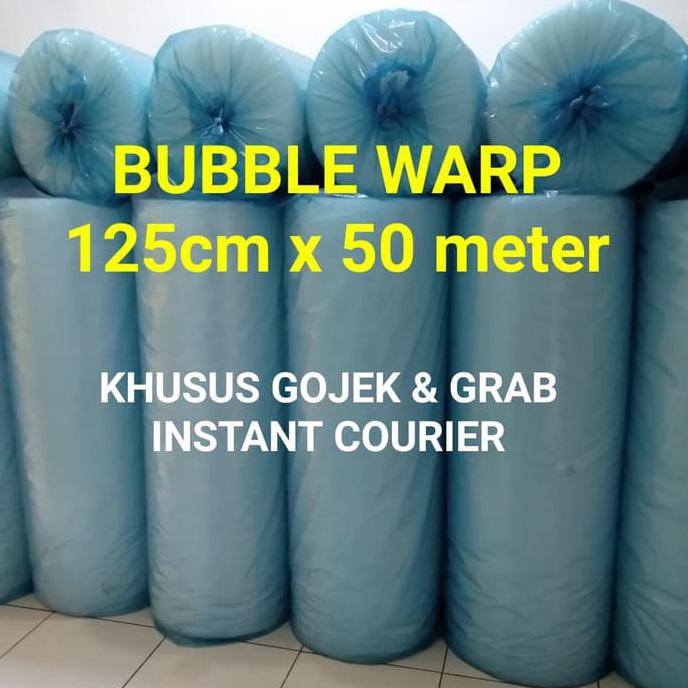 

Ini Bubble Warp 125Cm X 50 Meter - Khusus Gojek Dan Grab Instant Courier Murah