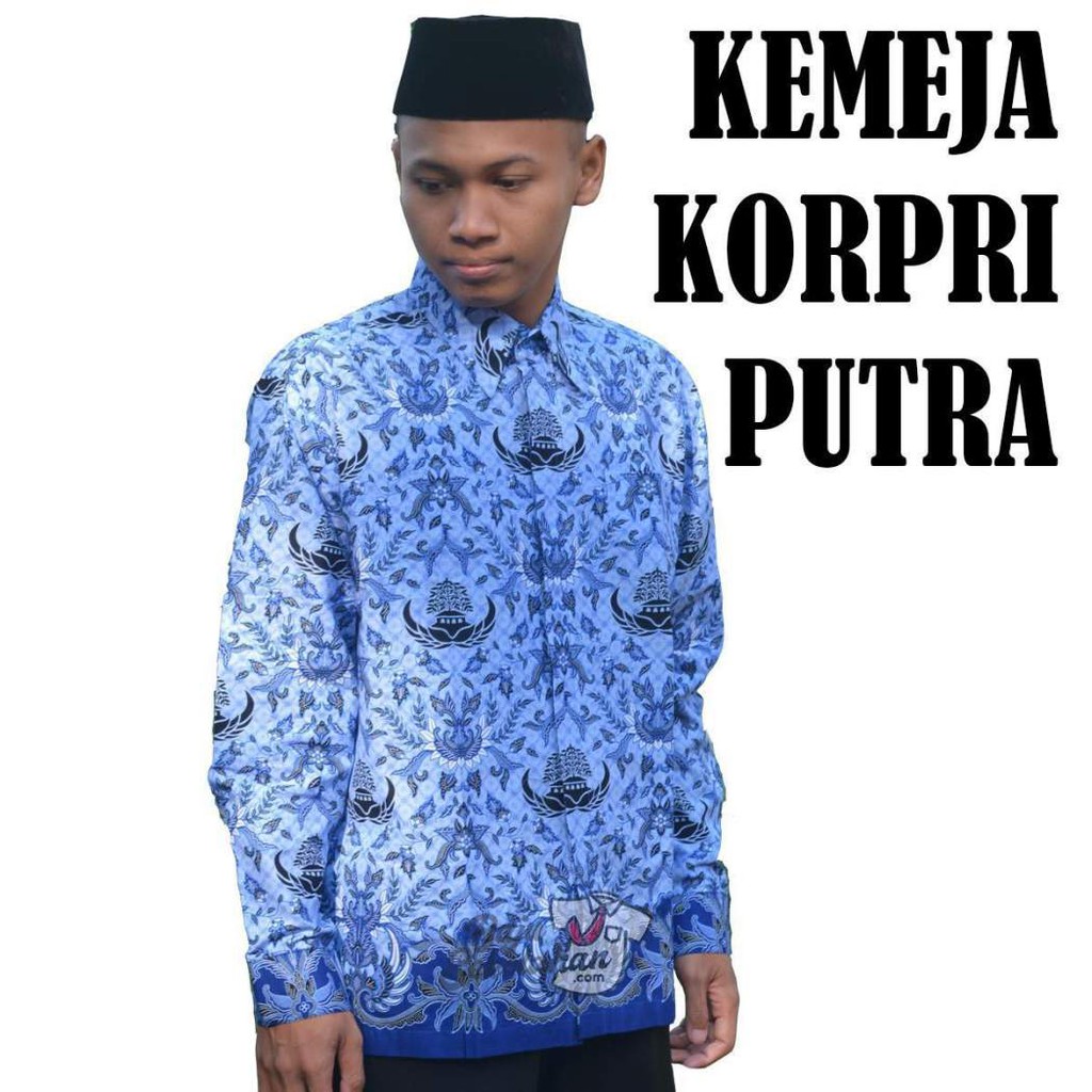 KEMEJA KORPRI SERAGAM KORPRI BAJU KORPRI BAJU PNS KORPRI PUTRA