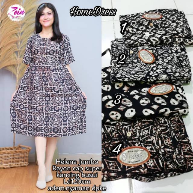 Daster Batik Murah Solo Helena Jumbo Batik Tuman Solo