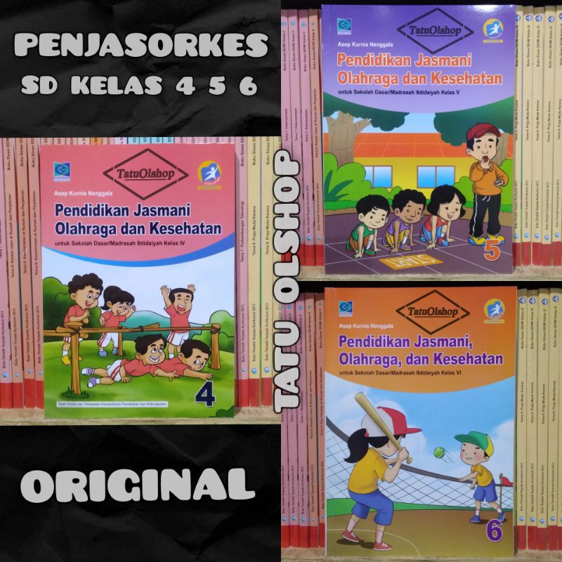 Buku Pjok Penjasorkes SD MI Kelas 4 5 6 IV V VI Kurikulum 2013 Revisi Original Grafindo