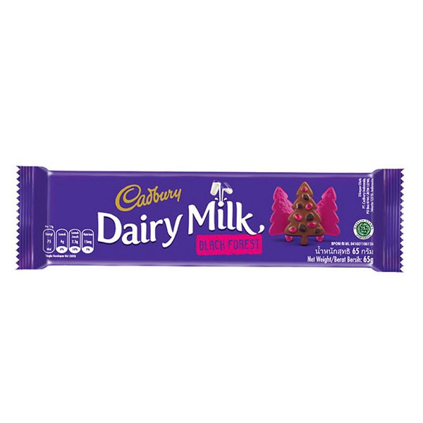 Cadbury Coklat Black Forest 65g Shopee Indonesia