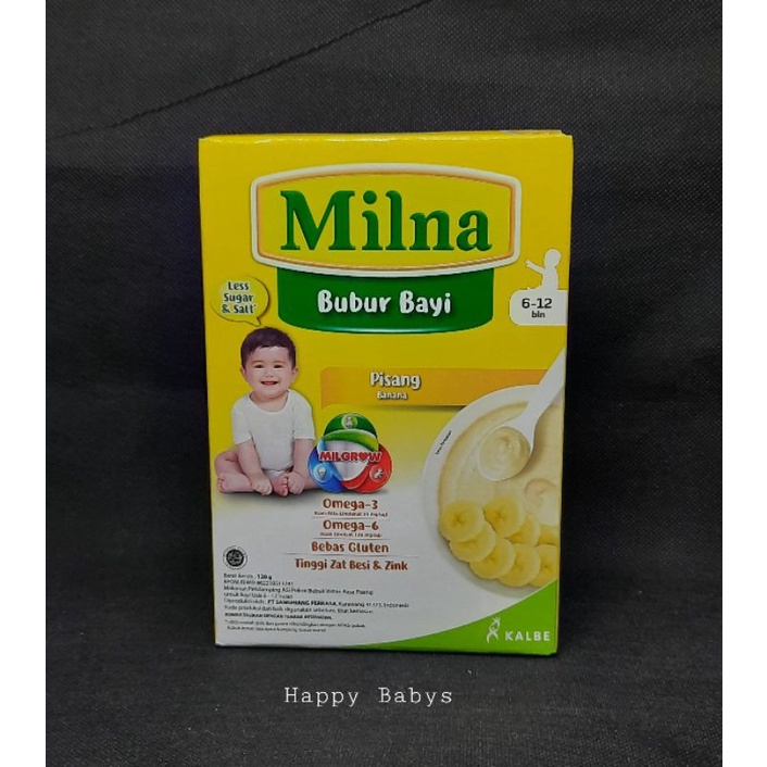 Milna Bubur Bayi 6+ & 8+ 120 gr / Bubur Bayi Milna / Milna Bubur Bayi