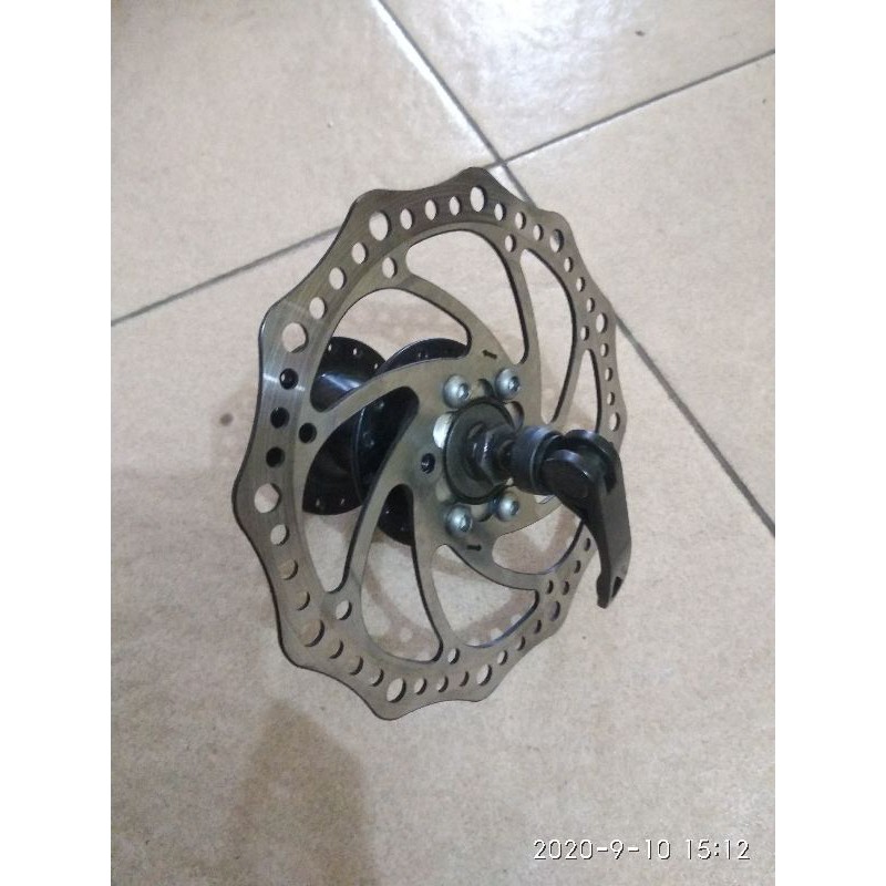 hub sepeda bekas + rotor