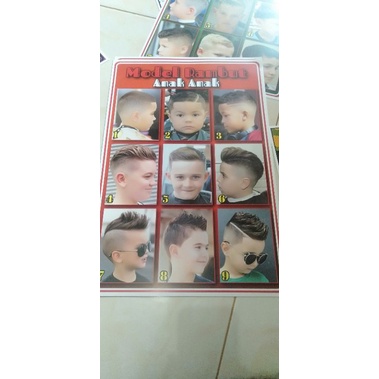 poster potong rambut barbershop