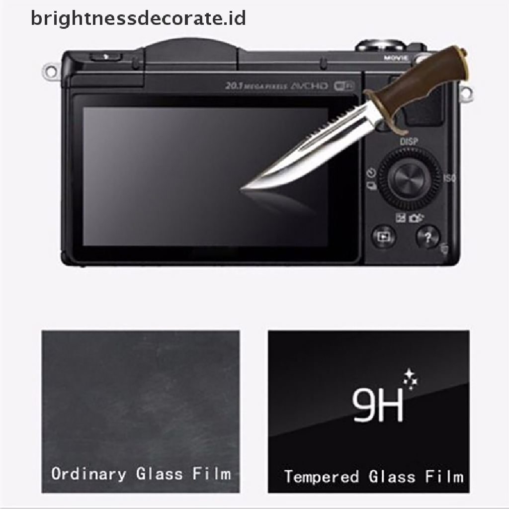 Pelindung Layar Tempered Glass Untuk Alpha A6000 A6300 A6500