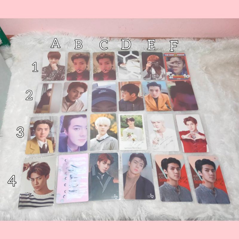 PHOTOCARD PC SEHUN OFFICIAL KIHNO WAL MAMA XOXO LMR JAPAN SFY THE WAR DMUMT OBSESSION ALBUM LOTTE ST