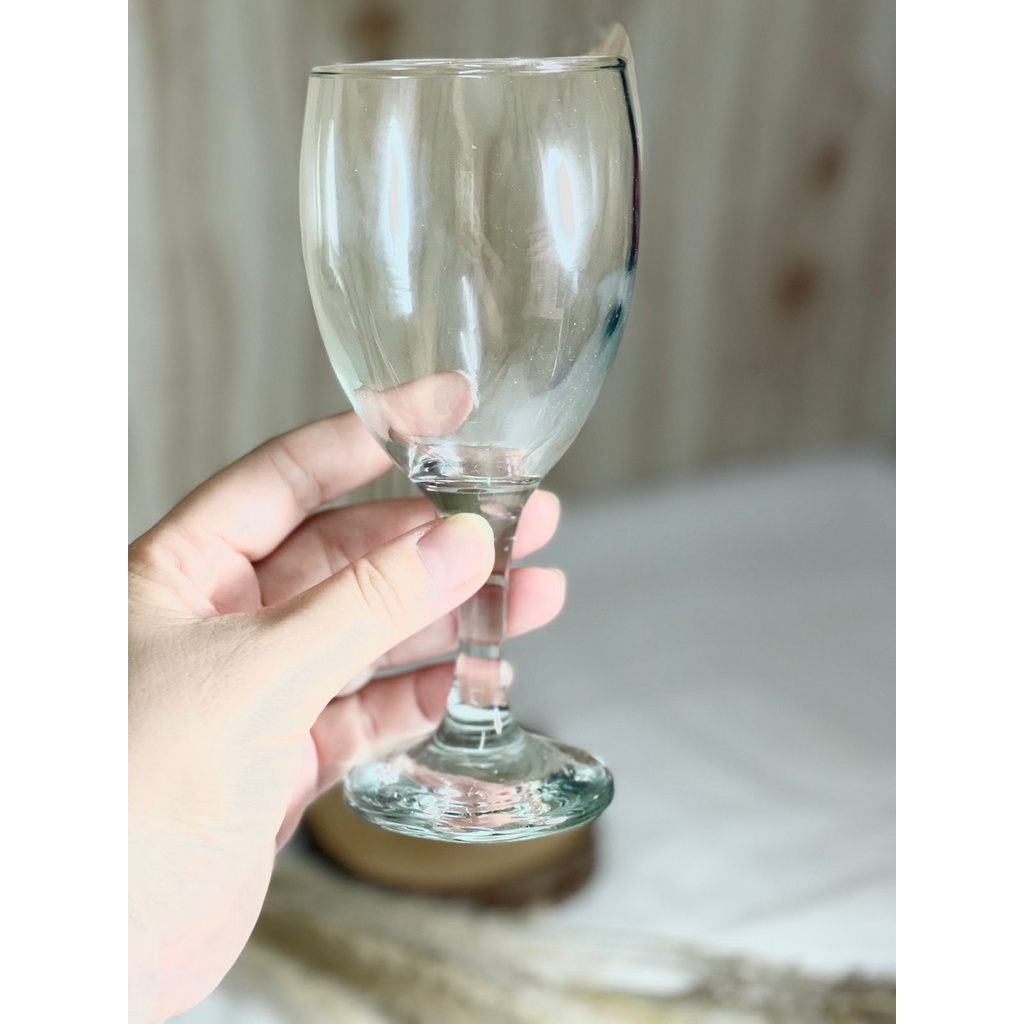 Gelas Wine Kedaung Torino 200ml Set 6pcs / Gelas Kaki Kaca / Gelas Cafe
