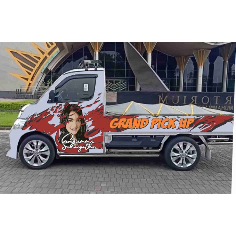decal  sticker grandmax pickup samping