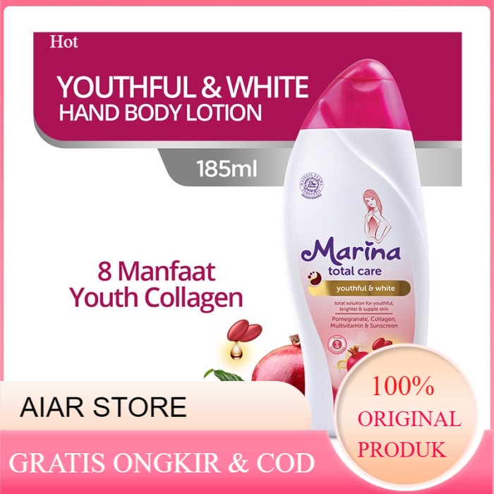 MARINA TOTAL CARE YOUTHFUL AND WHITE 185ml 8 IN 1 ORIGINAL