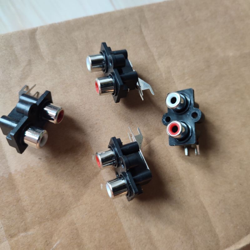 socket input rca pcb 2pin female