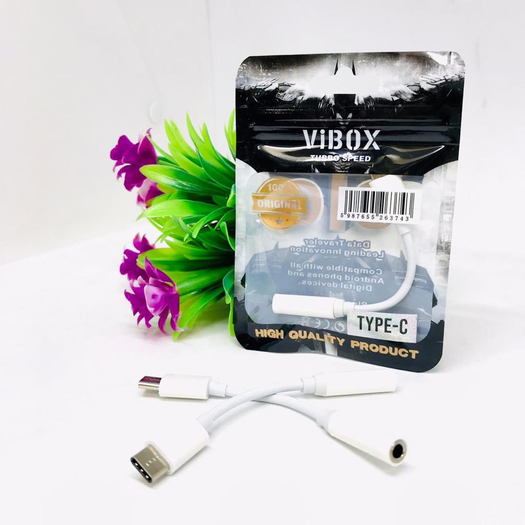 VIBOX USB Type-C 3.1 to 3.5mm Audio Jack Adapter Converter