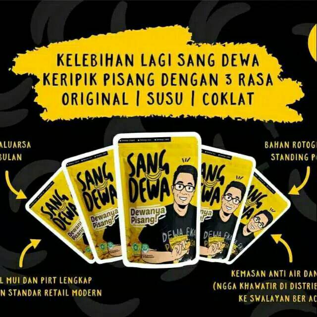 

Kripik pisang hiittss Sang Dewa