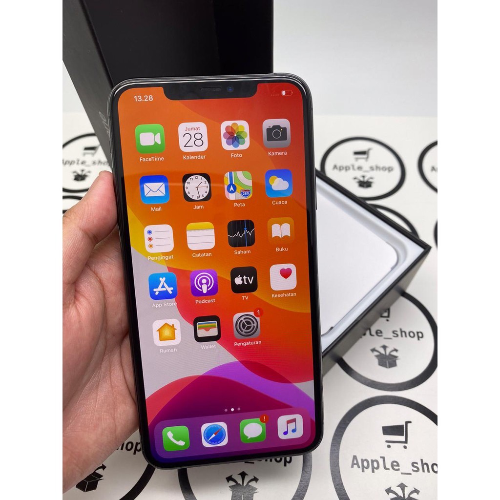 iPhone 11 pro max 64gb Grey Lcd Original Mulus Original Bukan Refurbish / Rekondisi