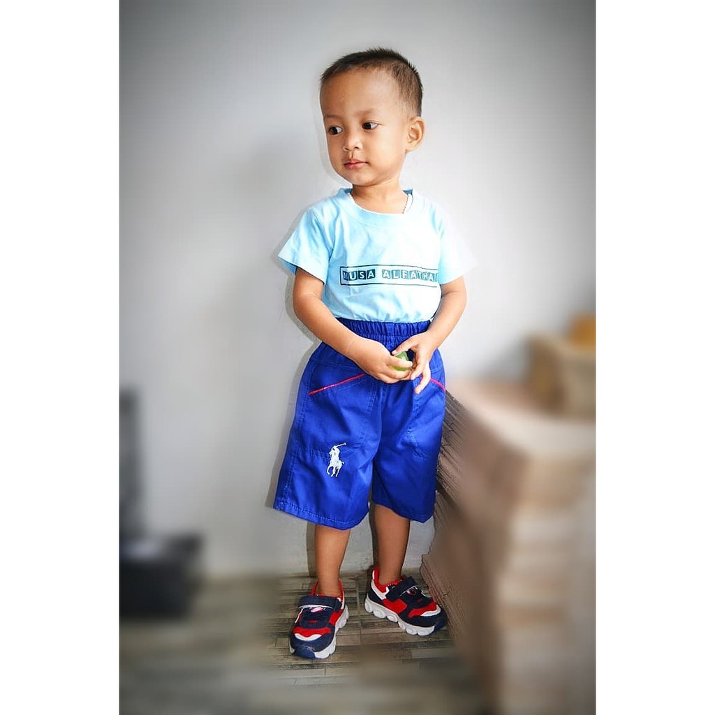 FASHION ANAK  CELANA  PENDEK DISTRO ANAK  CEWEK COWOK KATUN 