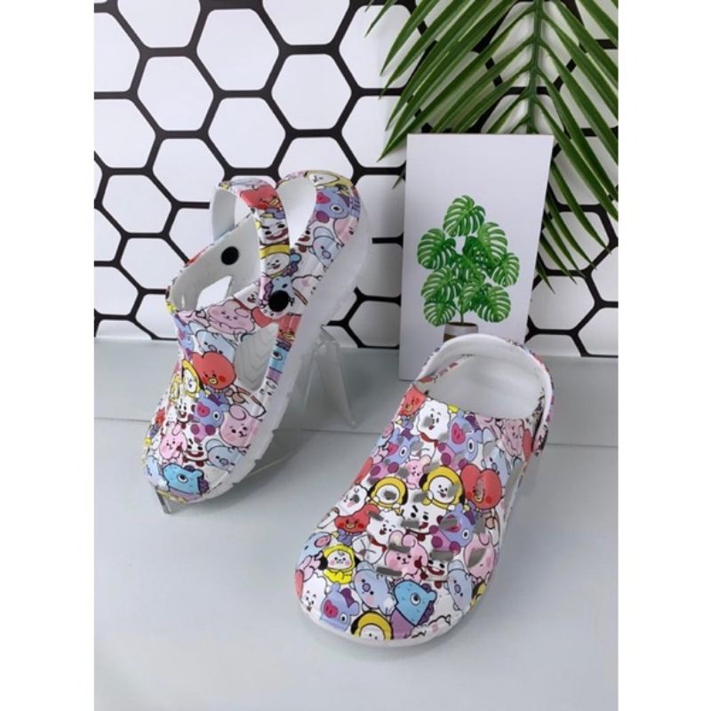 Sandal Baim Wanita Stlye  Motif BT21