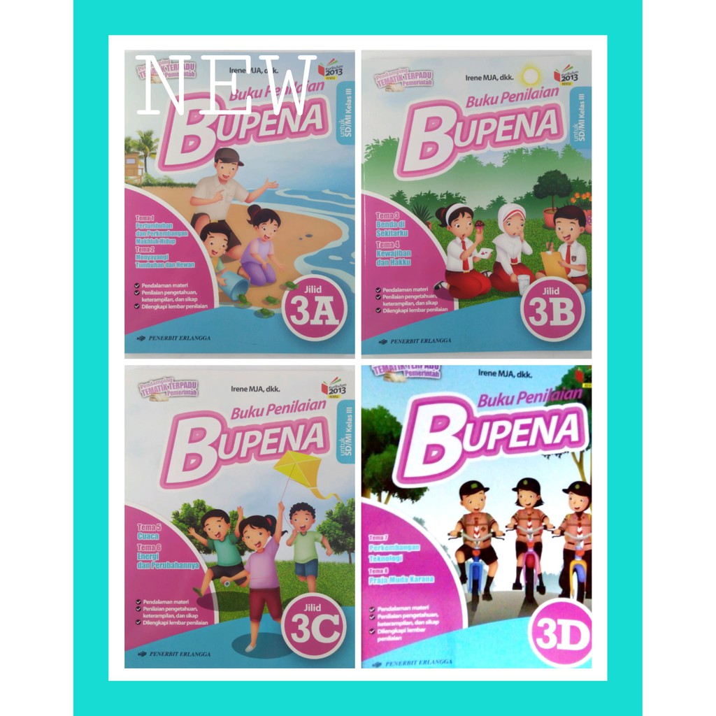 BUPENA KELAS 3A,3B,3C DAN 3D SD/MI TERBITAN ERLANGGA