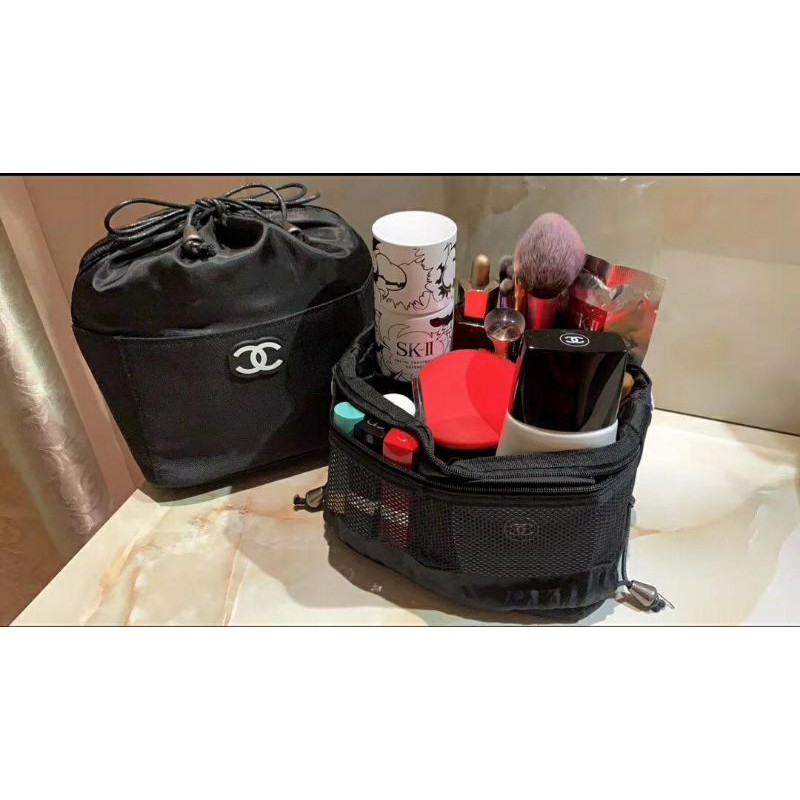 Tas makeup Cosmetic Pouch serut CHANEL