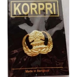 Pin Korpri Bangkok | Lencana PNS Besar Peniti HEMAT