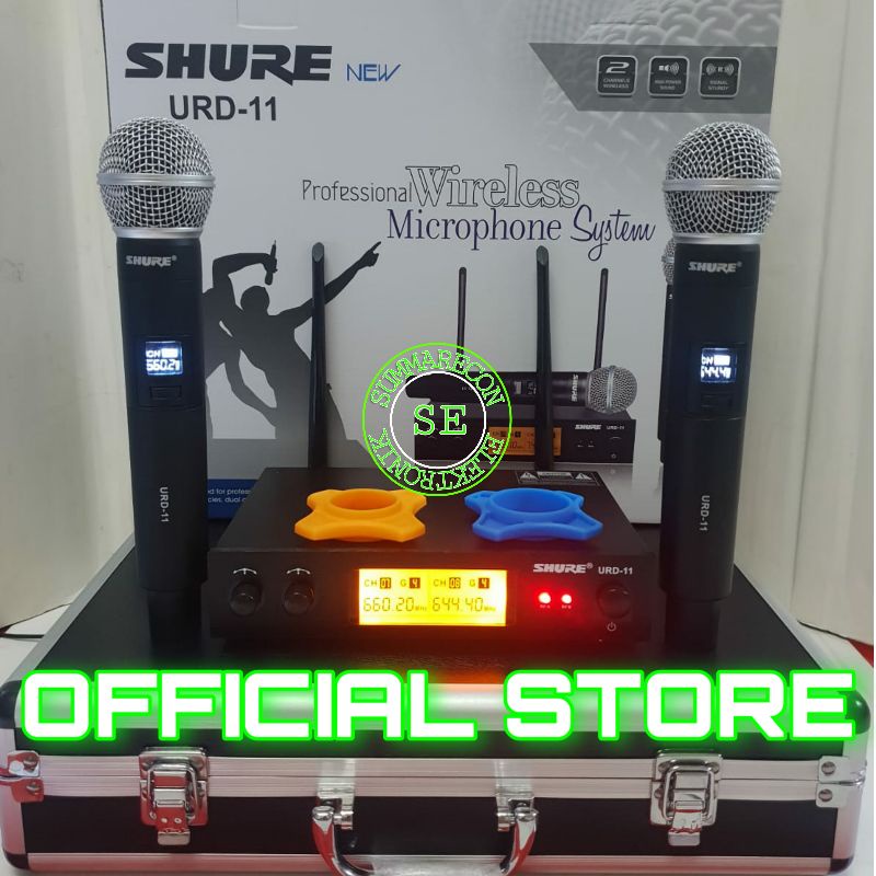 mic wireless shure urd 11 mic karaoke microphone