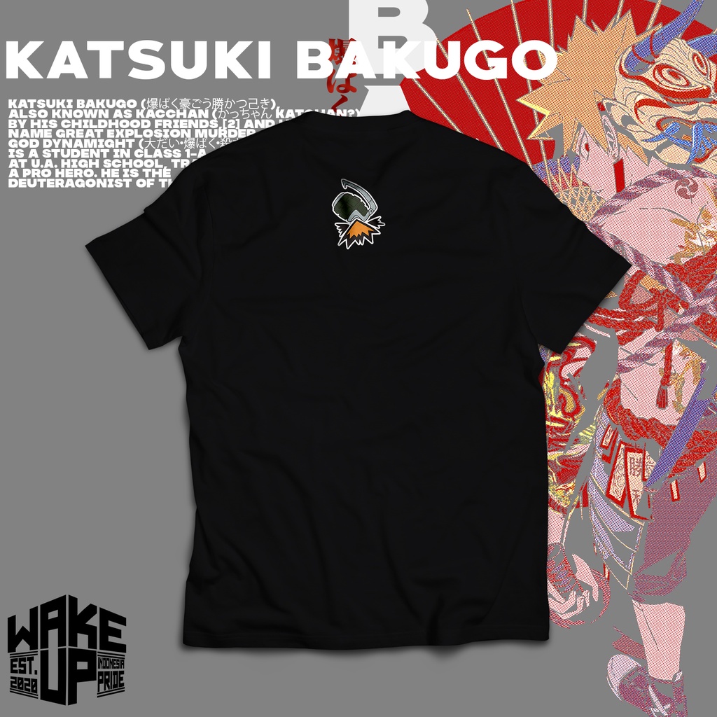 Kaos Anime My Hero Academia Bakugo Samurai PREMIUM