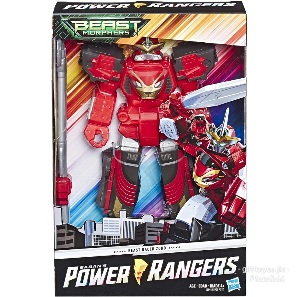 Power Rangers Beast Morphers Beast Racer Zord 10 Mainan Robot Original Shopee Indonesia