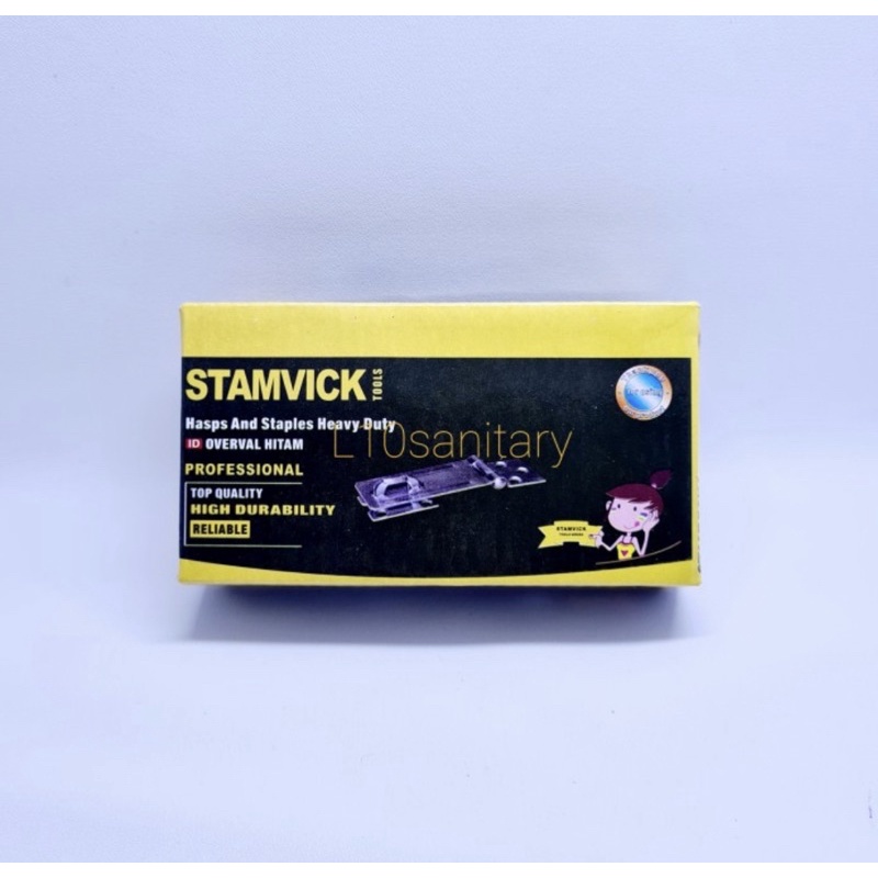 Overpal Stamvick 3” / Cantolan Gembok / Selot Gembok Stamvick 3” / Overval Hitam 3”