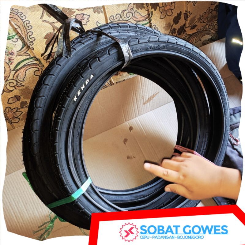 ORIGINAL BAN KENDA KWEST 20 x 1.50 Ban Luar Sepeda Minion Seli Lipat Mini Minitrek 20 x 150
