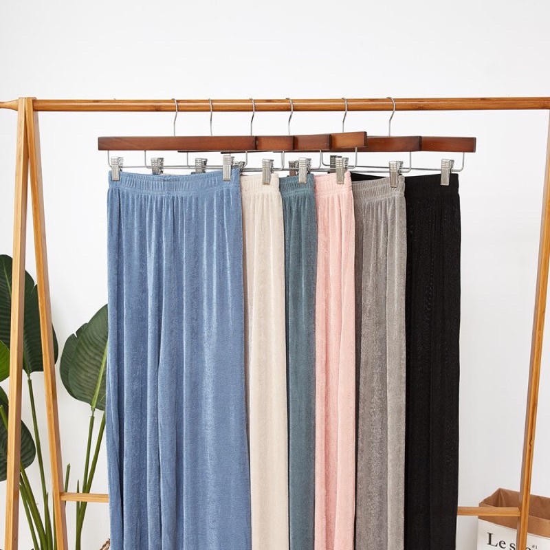 midou ice silk long pants