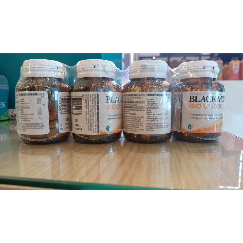 BLACKMORES VITAMIN C , DOSIS 1000MG ISI PERBOTOL 30 KAPSUL