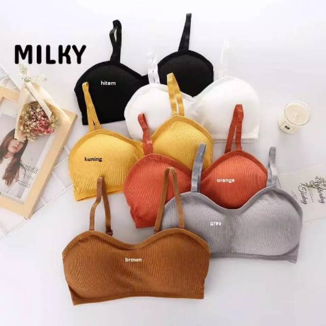 Medan termurah KD02 Bra Import Halus Lembut Tanpa Kawat bra BH import