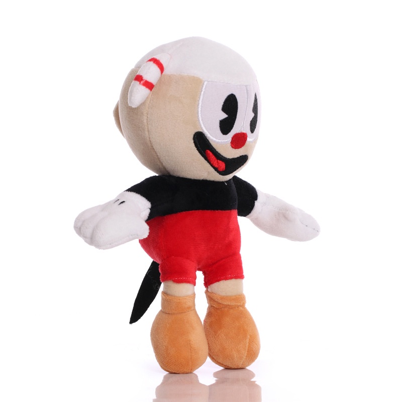 Mainan Boneka Stuffed Plush Kepala Mug Game Cuphead Ukuran 24CM Untuk Hadiah Anak