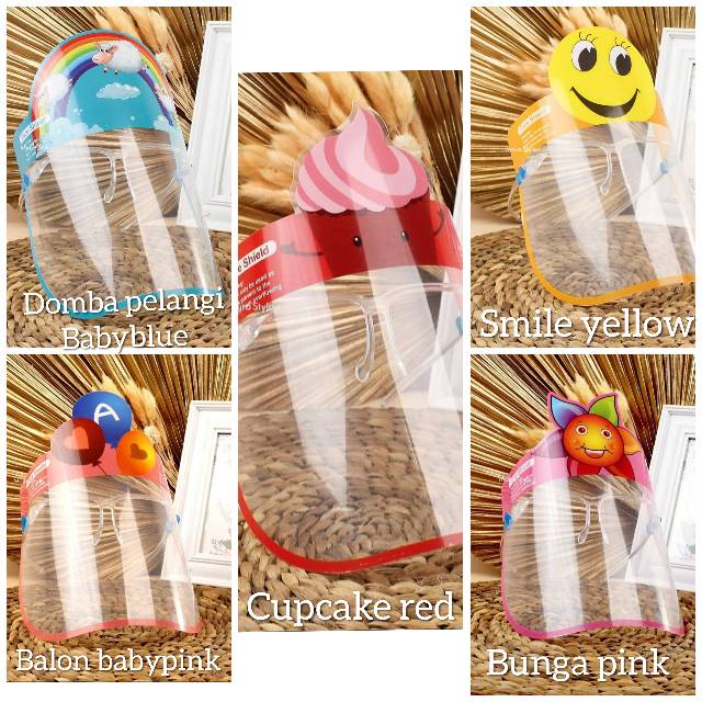 REFILL Faceshield kacamata anak_REFILL Face shield anak import anak