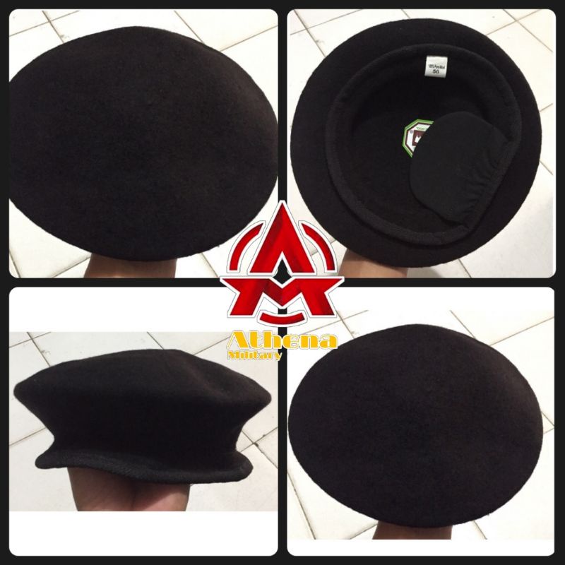 Baret Sabhara Polisi coklat camel pure wool | Baret Sabhara pure wool camel
