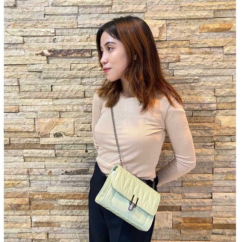 Tas Selempang Kulit Wanita Import Yumi Bag