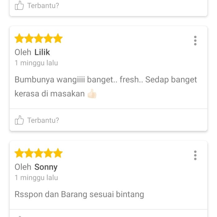 

Bumbu Ngohiong Nyonya Kho (Organik Kualitas Super Premium) Promo