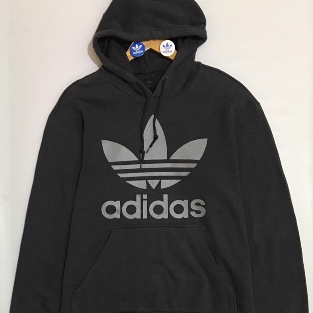 Hoodie Adidas Trefoil grey