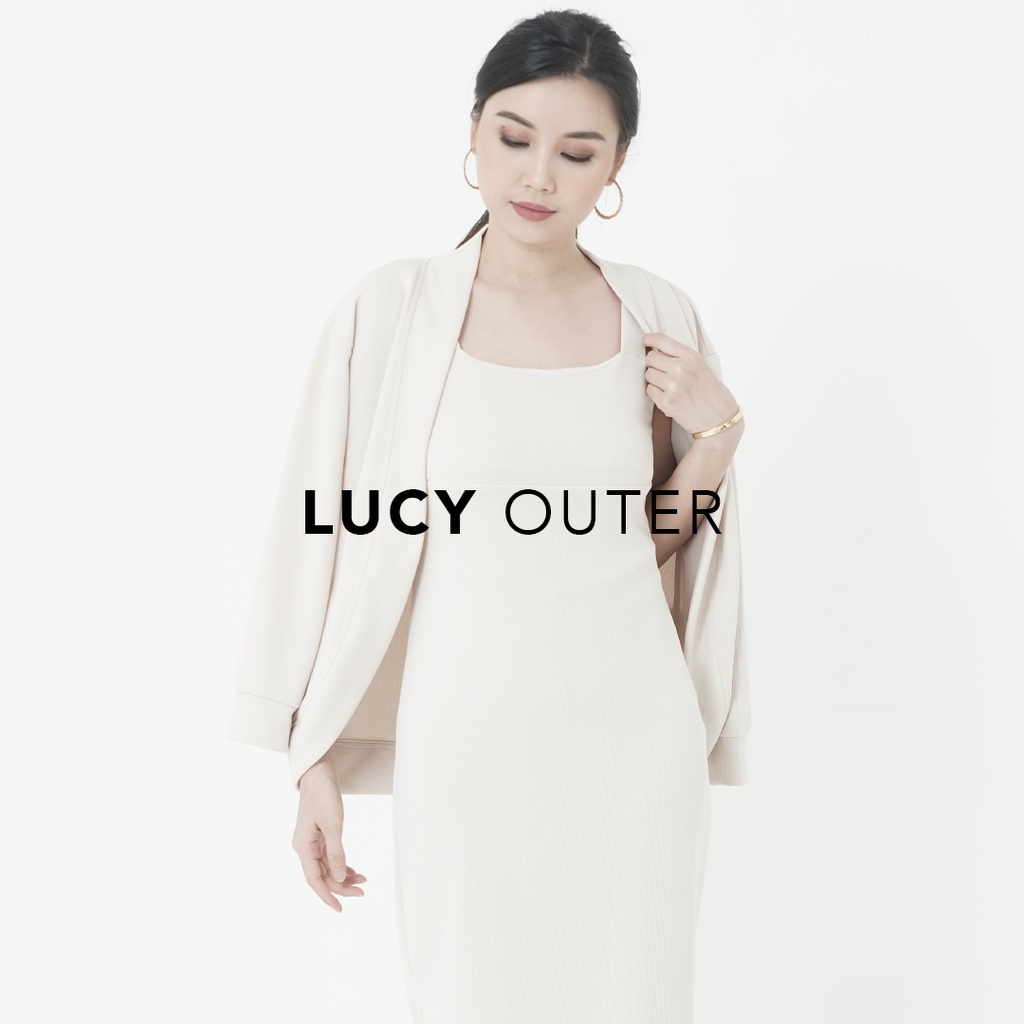 LUCY OUTER - Korean outer wanita / Outer wanita kardigan / Oter Auter wanita / A outer Korea / Luara