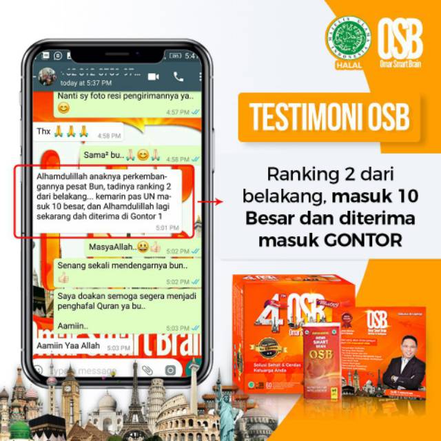 OSB Vitamin Otak Anak Nutrisi Otak Anak Dewasa Meningkatkan Daya Ingat Nafsu Makan Murah Original Vitamin Anak