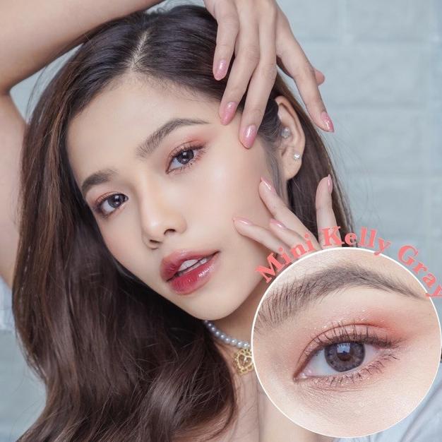 Softlens Misschix MINI KELLY GRAY Normal hingga Minus -5.00