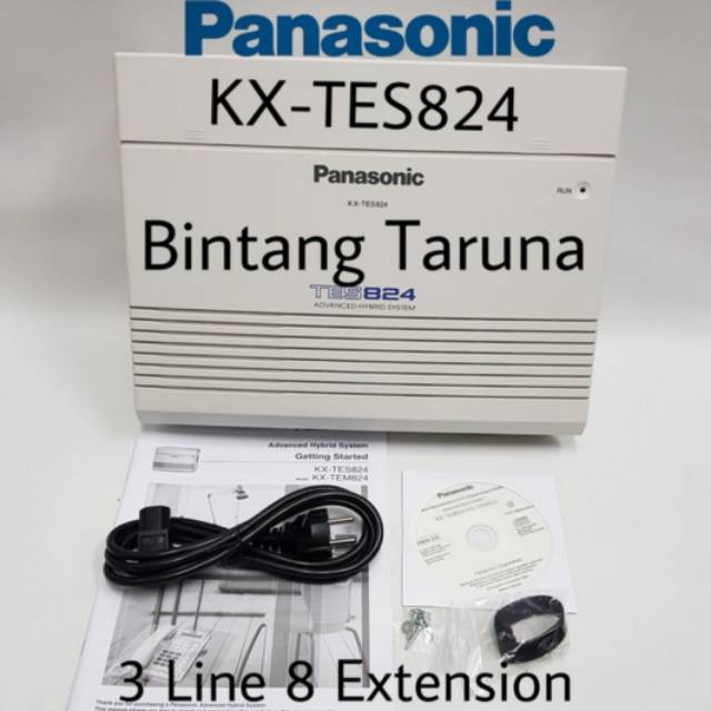 Pabx Panasonic KX-TES824 (Basic 3 Line 8 Ext) Pabx Panasonic TES824