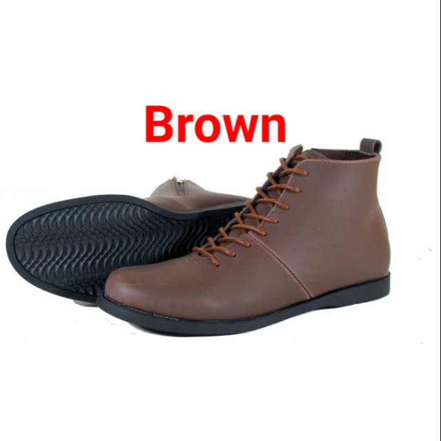 NORTHMAN BROWN-Sepatu Boots Pria Formal Kulit Original Exclusif Sepatu Kantor