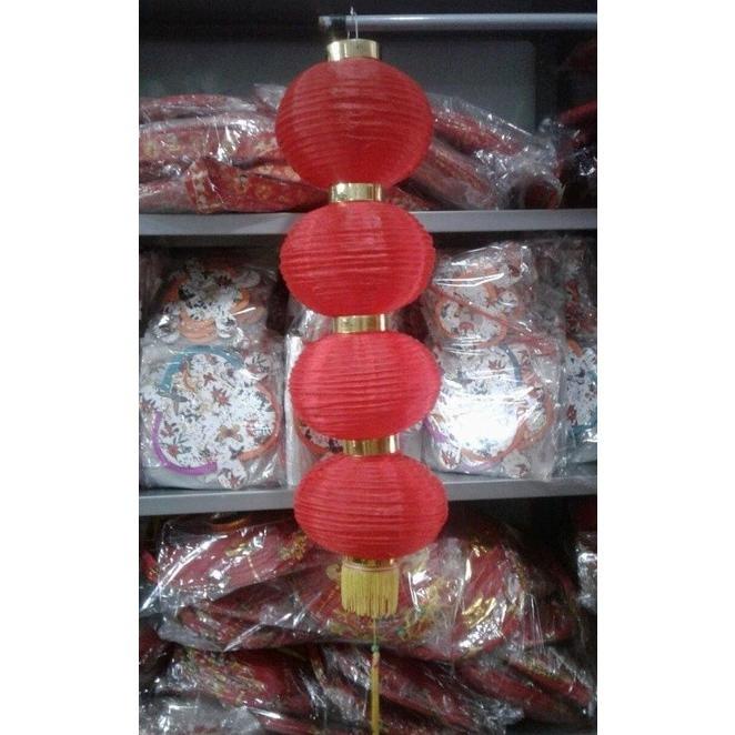 

HOA | LAMPION IMLEK POLOS SUSUN 4 SEPASANG DEKOR RUMAH LAMPION HIASAN GHJ564GB65