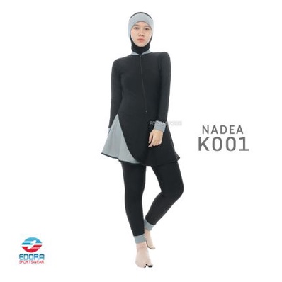 Baju Renang Wanita Edorasports Nadea Setelan Baju Pakaian Renang Swimwear Hijab Muslimah Dewasa