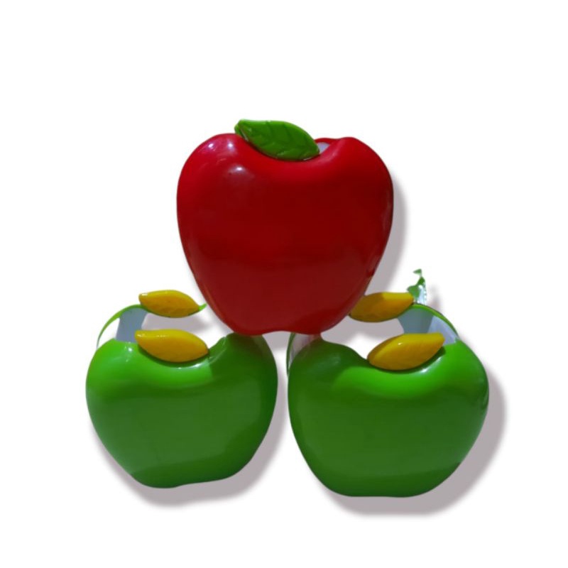 

Pen stand plastik motif apel