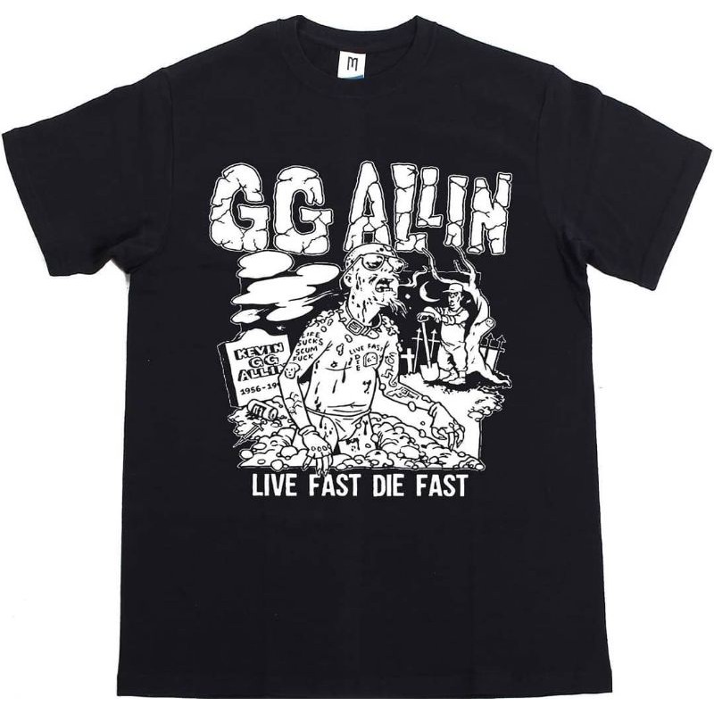 kaos band tshirt GG allin