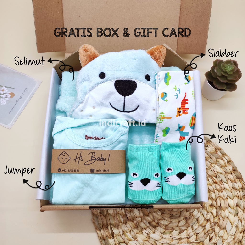 Hampers Bayi Perempuan New Born / Kado Lahiran Bayi Perempuan / Hampers Selimut Bayi Cewek