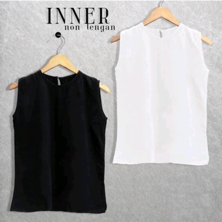 Atasan Inner Jumbo Tanpa Lengan//Singlet Wanita Basic Katun