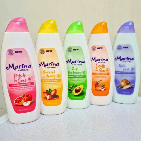 Marina Hand &amp; Body Lotion Natural 475ML/500ML