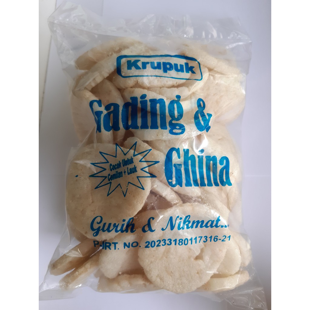 

Kerupuk Kemplang Ikan Tengiri Cap Gading & Ghina 185 gram
