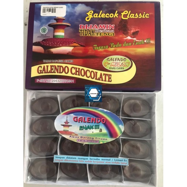 Galendo Coklat/Cemilan Galendo Coklat free bubble wrap